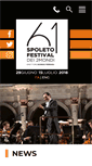 Mobile Screenshot of festivaldispoleto.com